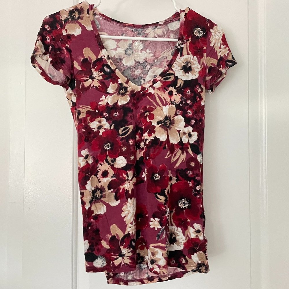 Pink/Purple Floral T-Shirt